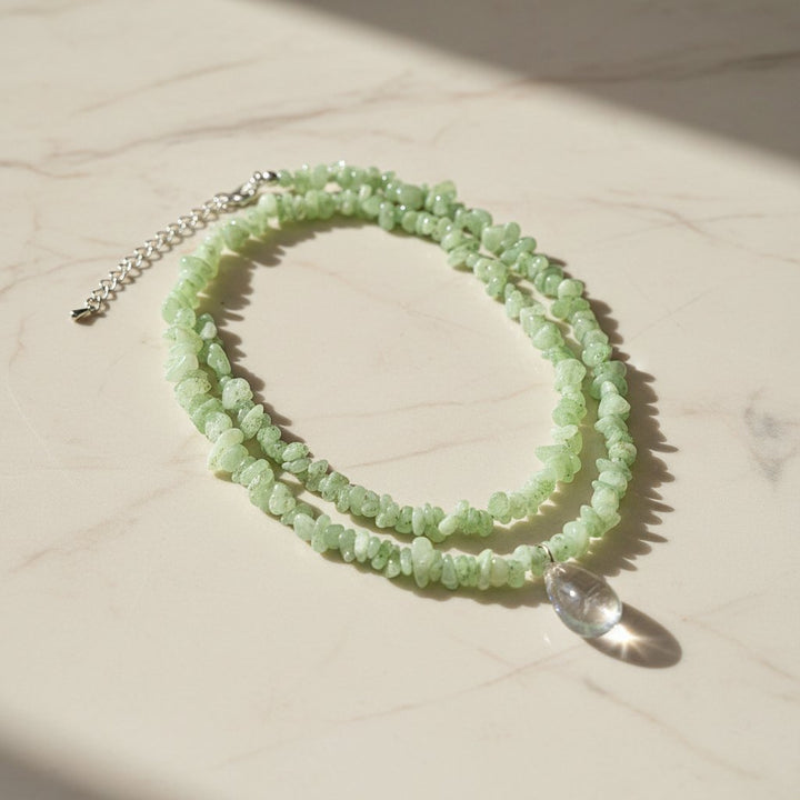 Josephine Prehnite Necklace