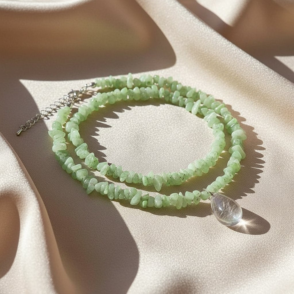Josephine Prehnite Necklace