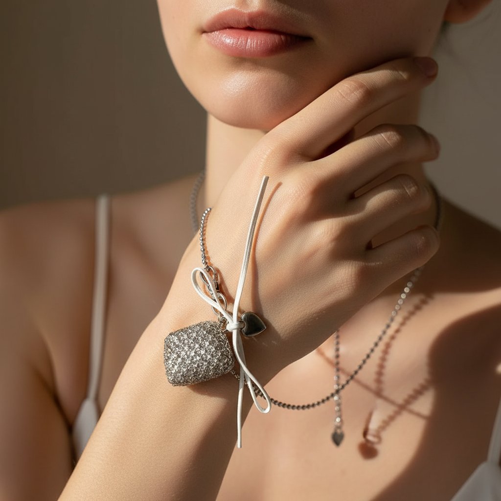 Coralie Silver Necklace