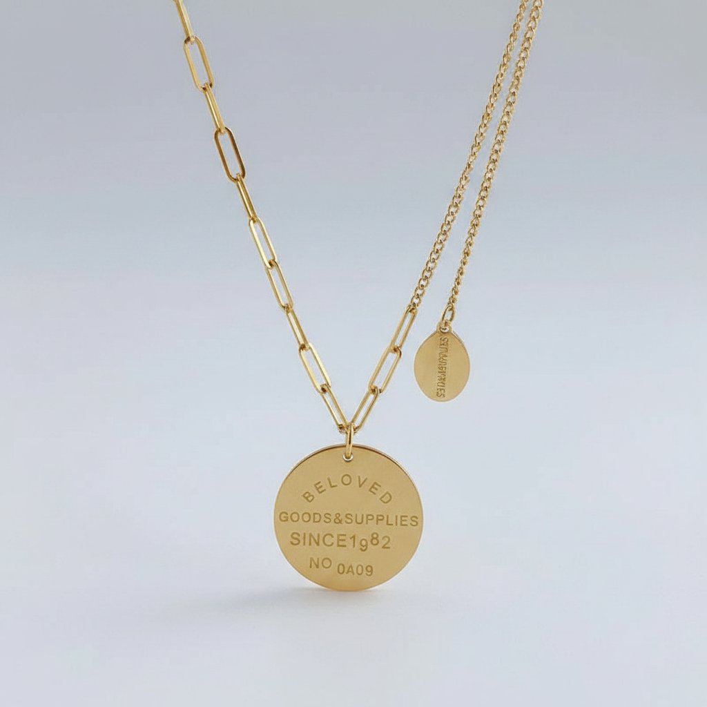 Solene Gold Necklace