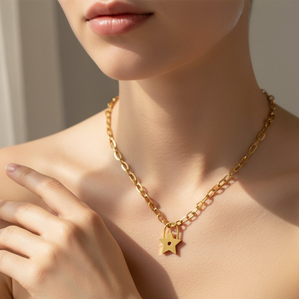 Solene Gold Necklace
