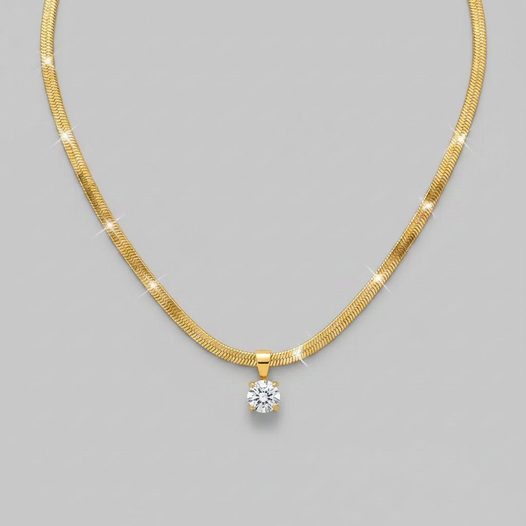 Ysolde Rhinestone Necklace