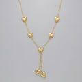 Goldherz-Lariat-Kette
