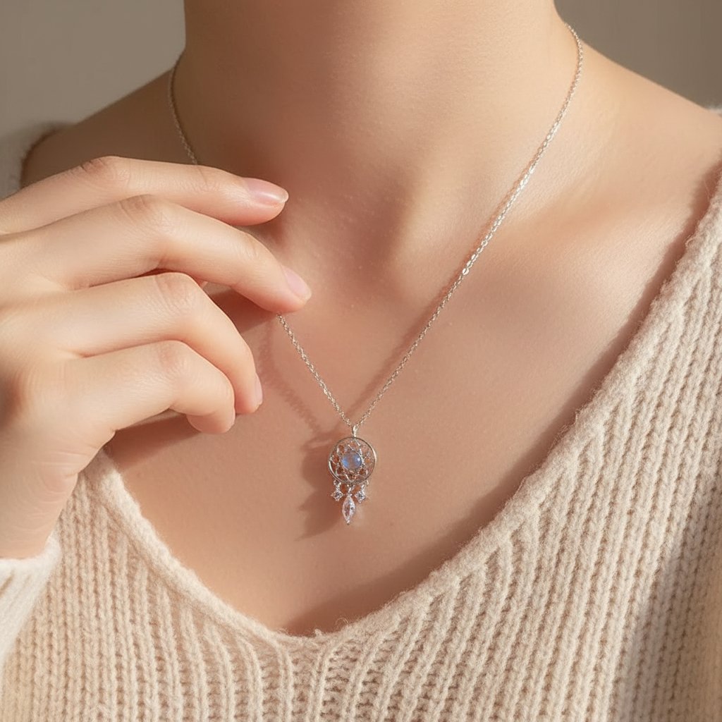 Willa Moonstone Necklace