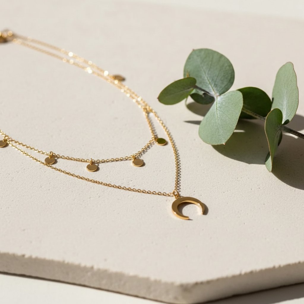 Delphine Gold Necklace