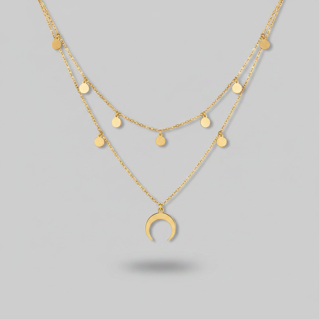 Delphine Gold Necklace