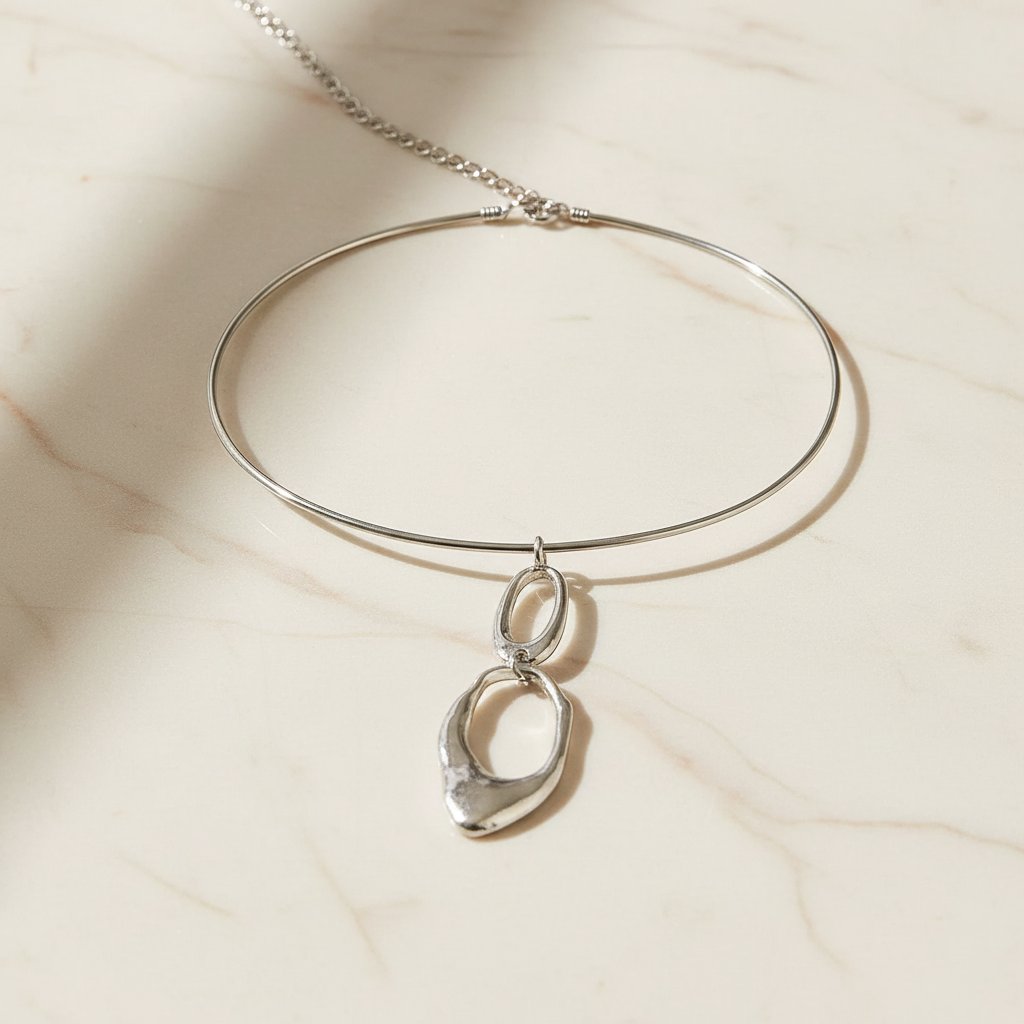 Liviana Silver Necklace