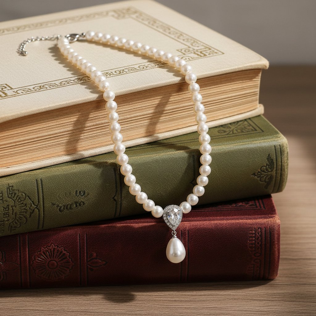 Soleil Pearl Necklace