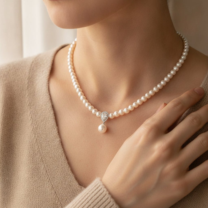 Soleil Pearl Necklace