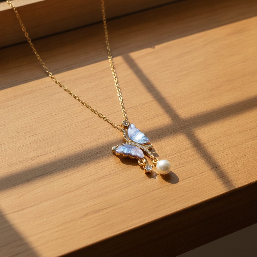 Iliana Pearl Necklace