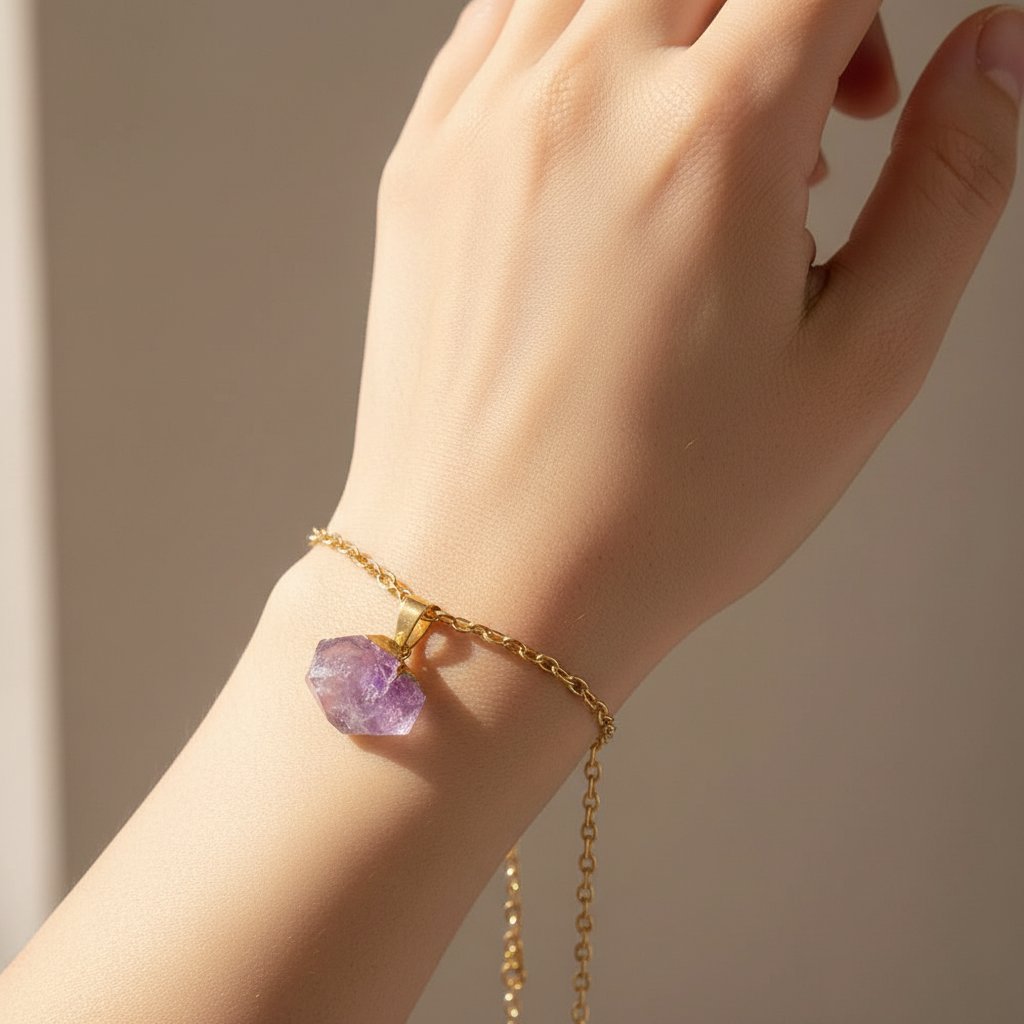 Lourdes Amethyst Necklace