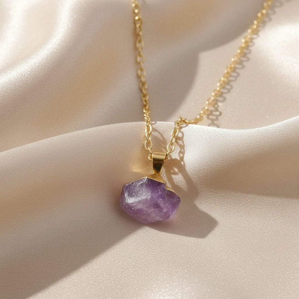 Lourdes Amethyst Necklace