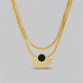 Celestine Gold Necklace