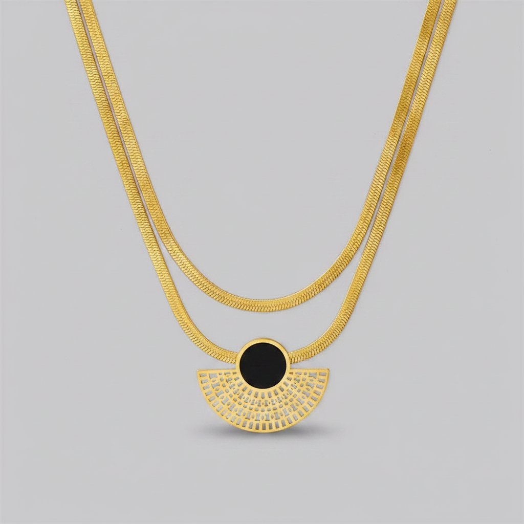 Celestine Gold Necklace