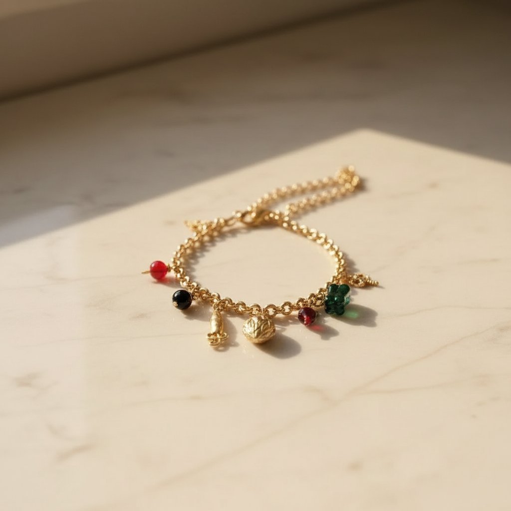 Celestine Gold Necklace