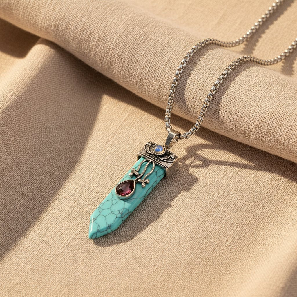 Noor Turquoise Necklace