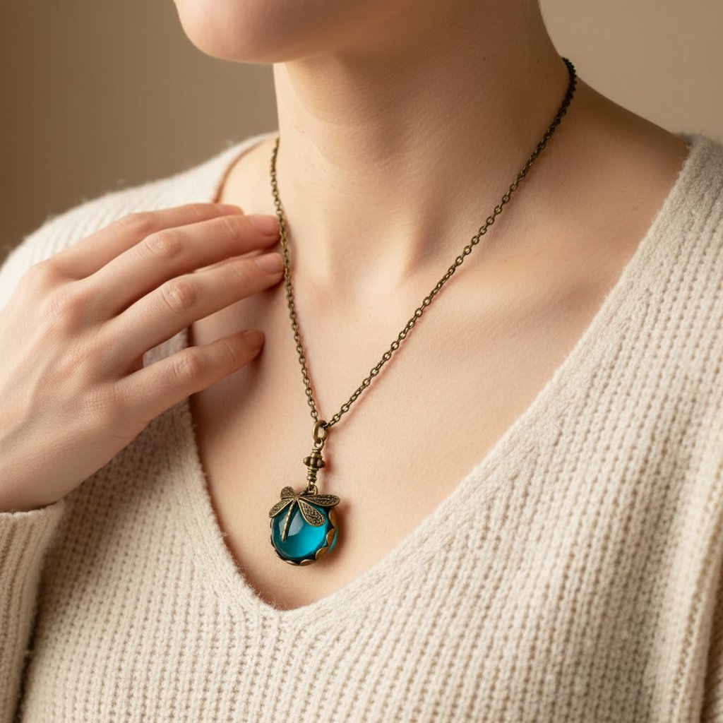 Lourdes Crystal Necklace