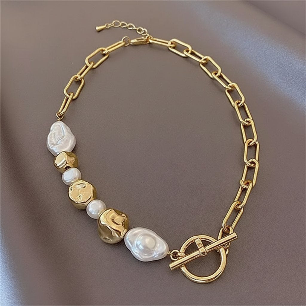 Opaline Pearl Necklace