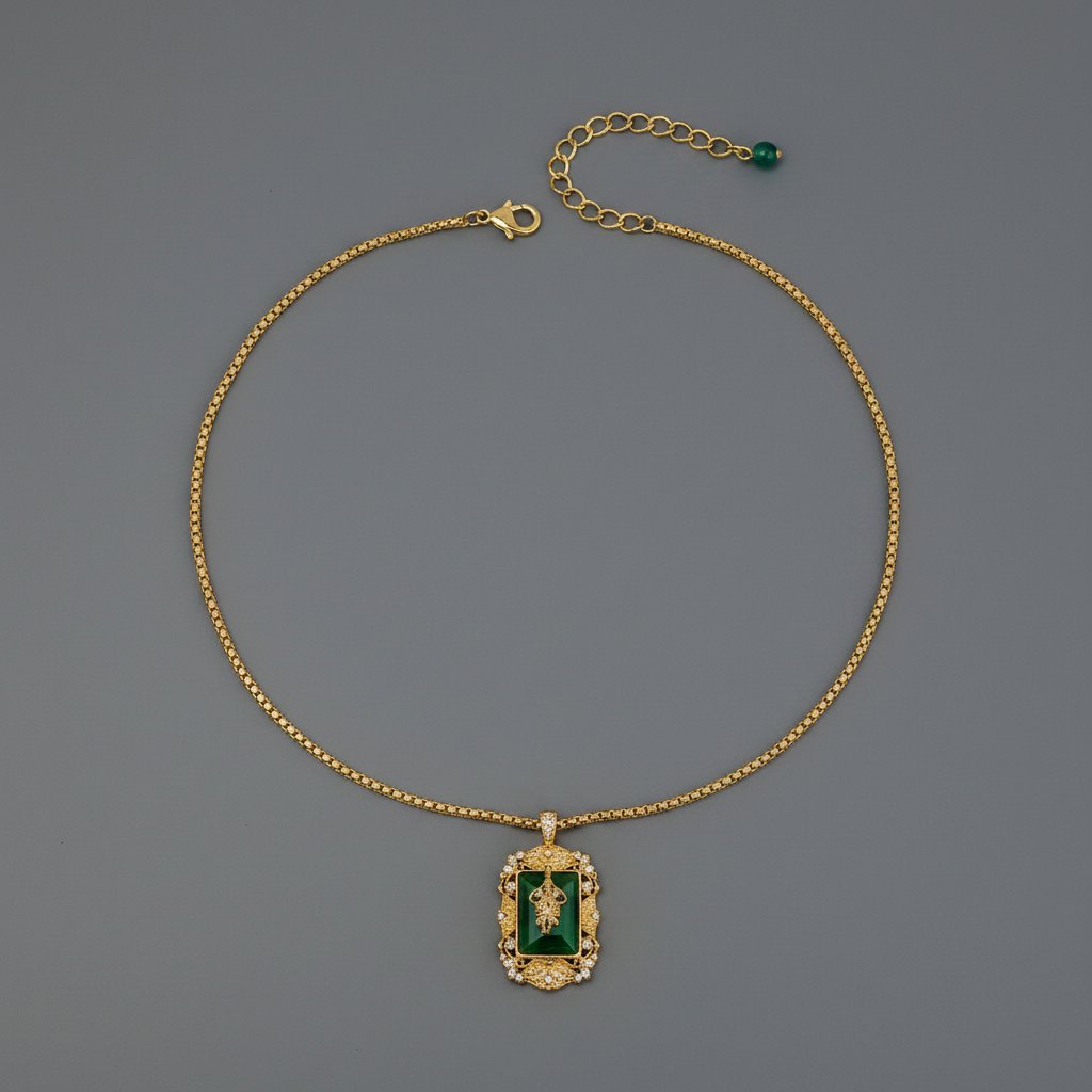 Cerise Jade Necklace