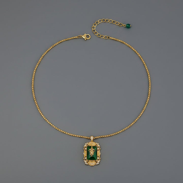 Cerise Jade Necklace