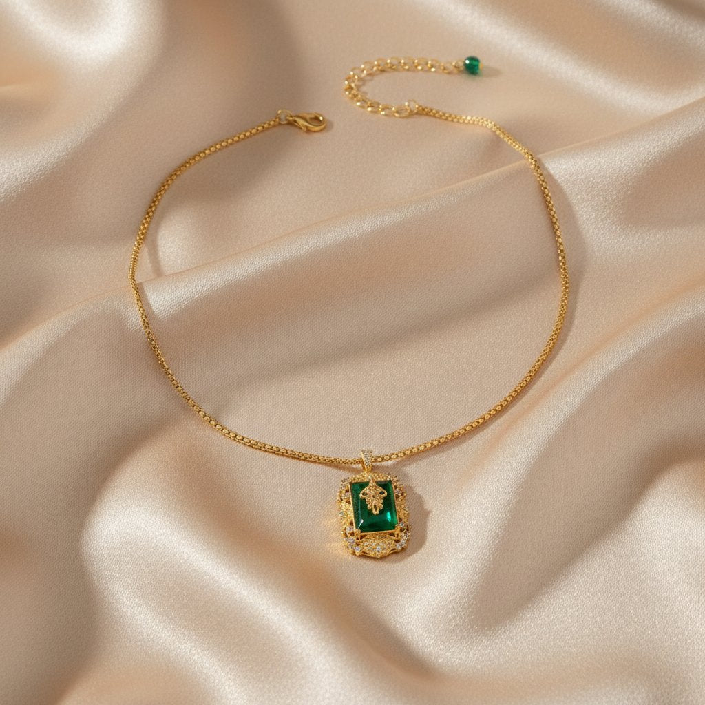 Cerise Jade Necklace