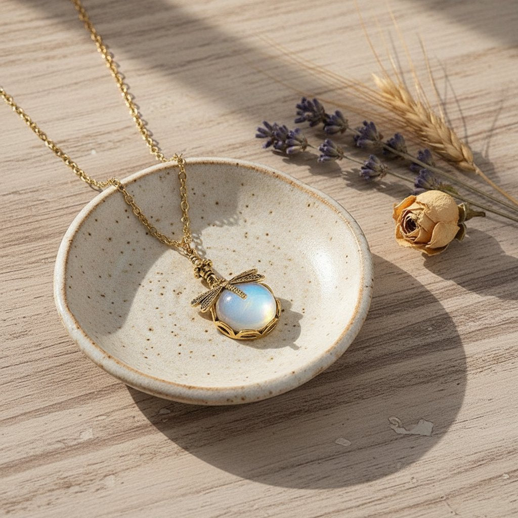 Zelie Moonstone Necklace
