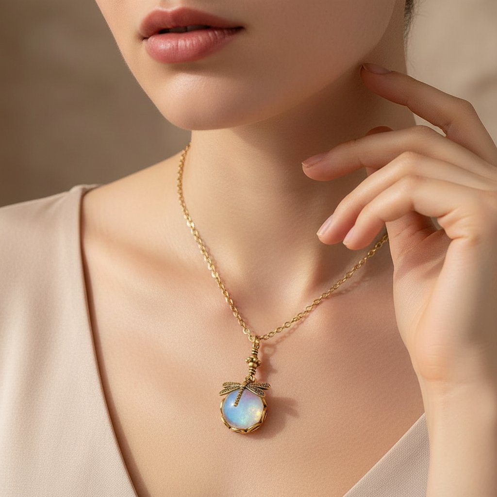 Zelie Moonstone Necklace