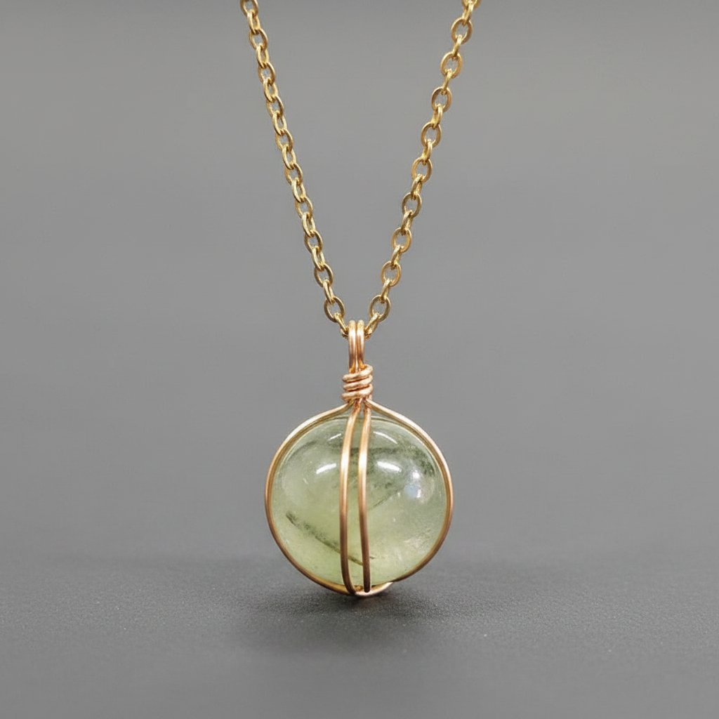 Thea Prehnite Necklace