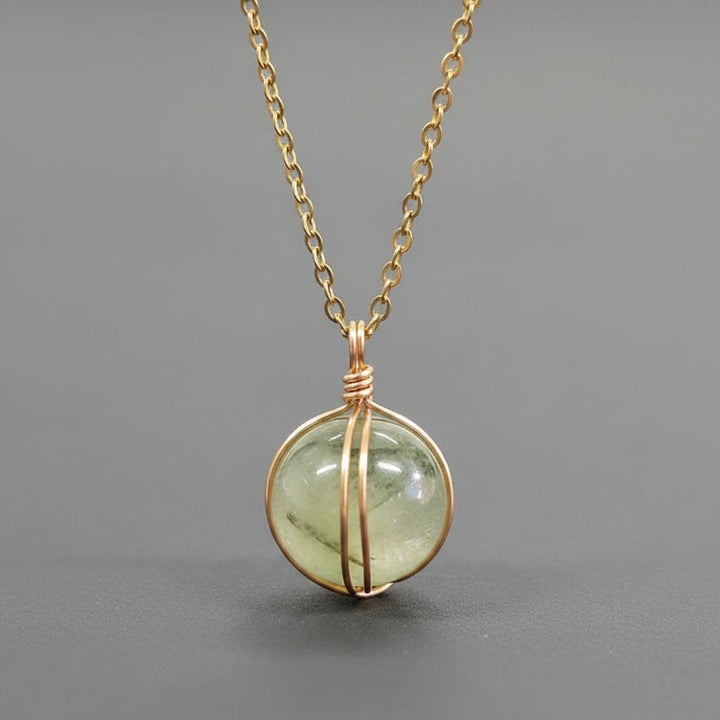 Thea Prehnite Necklace