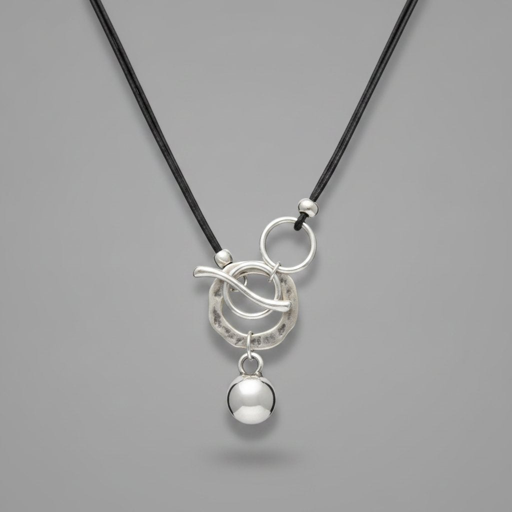 Genevieve Silver Necklace