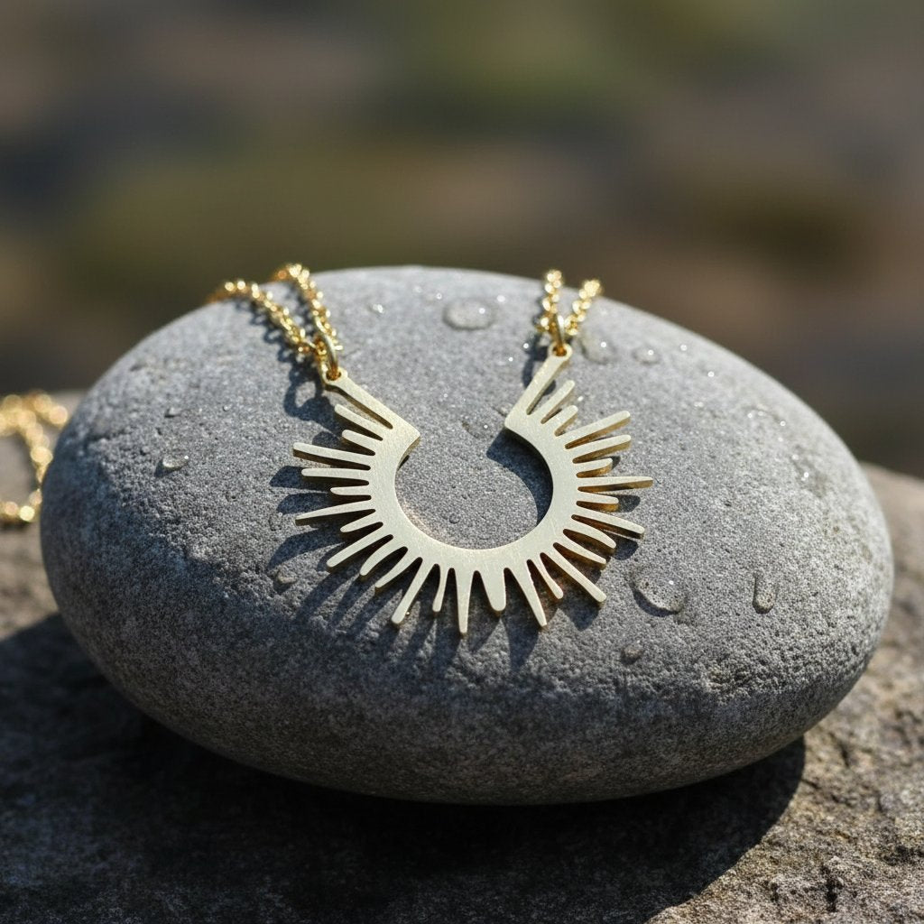 Marguerite Gold Necklace