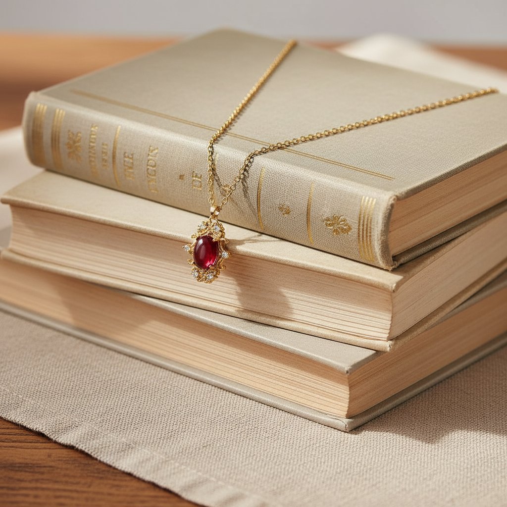 Ondina Ruby Necklace