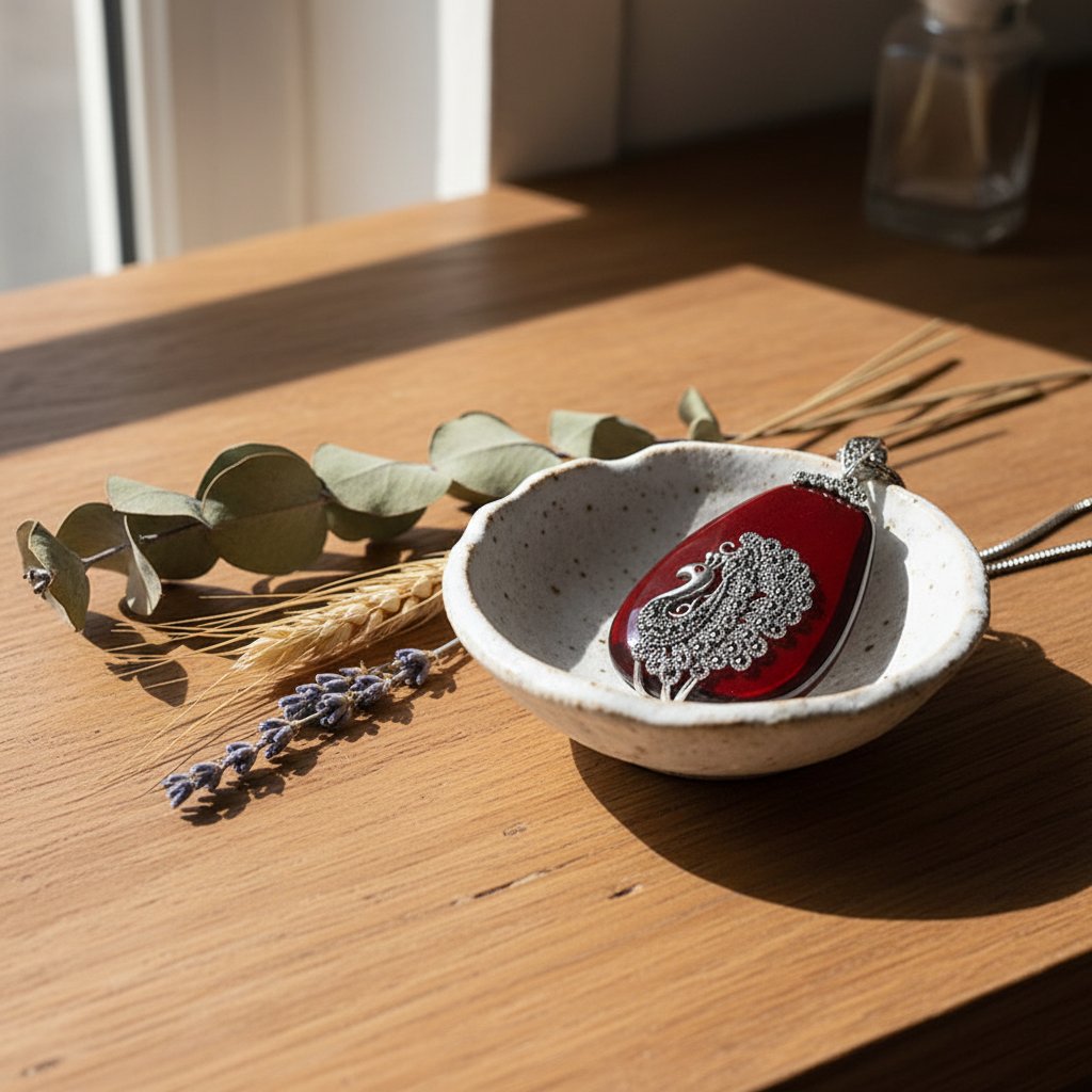 Lucine Garnet Necklace