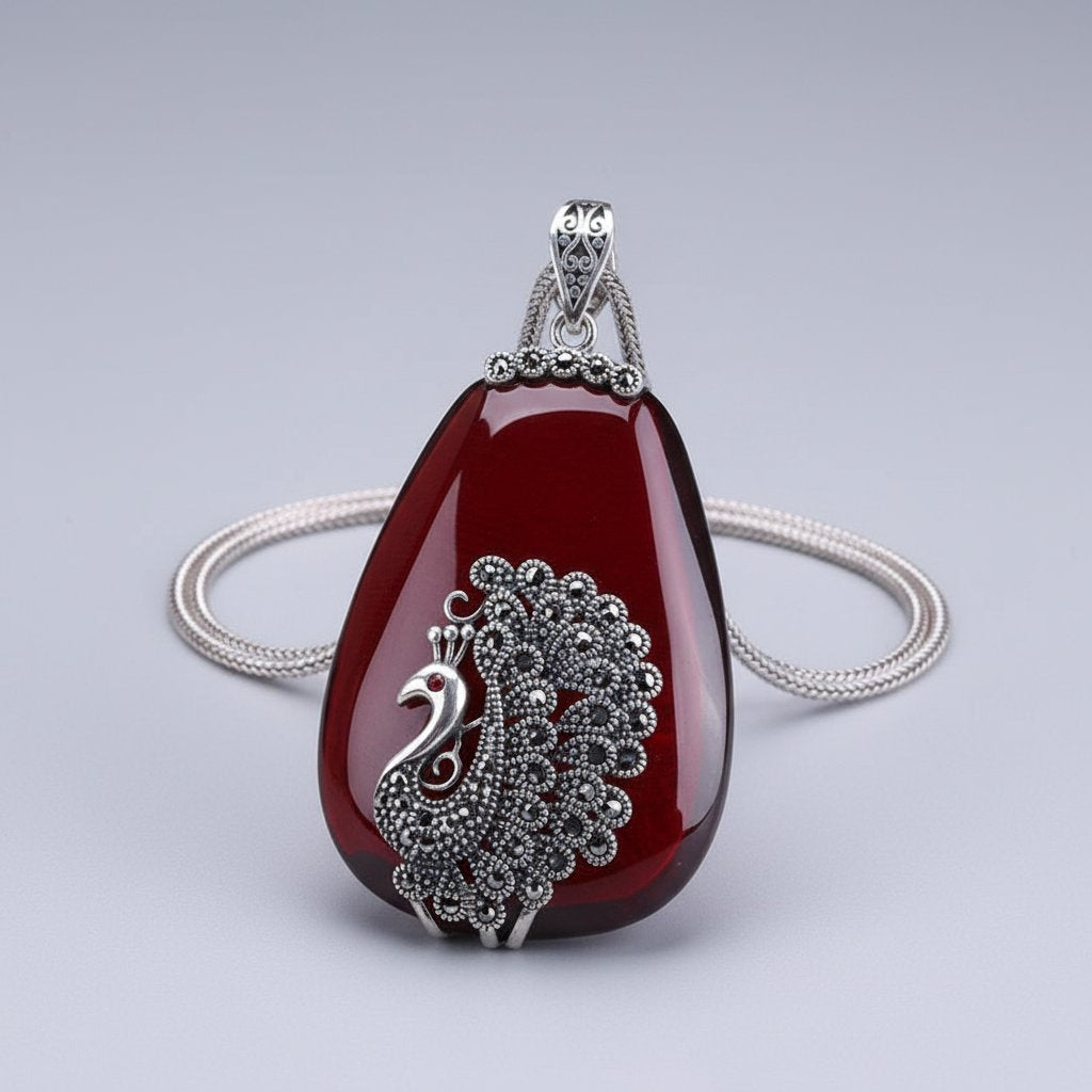 Lucine Garnet Necklace