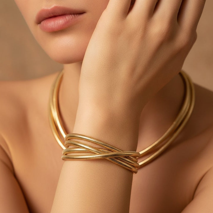 Cerise Gold Necklace