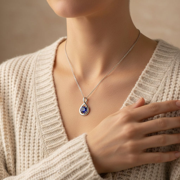 Rhea Sapphire Necklace
