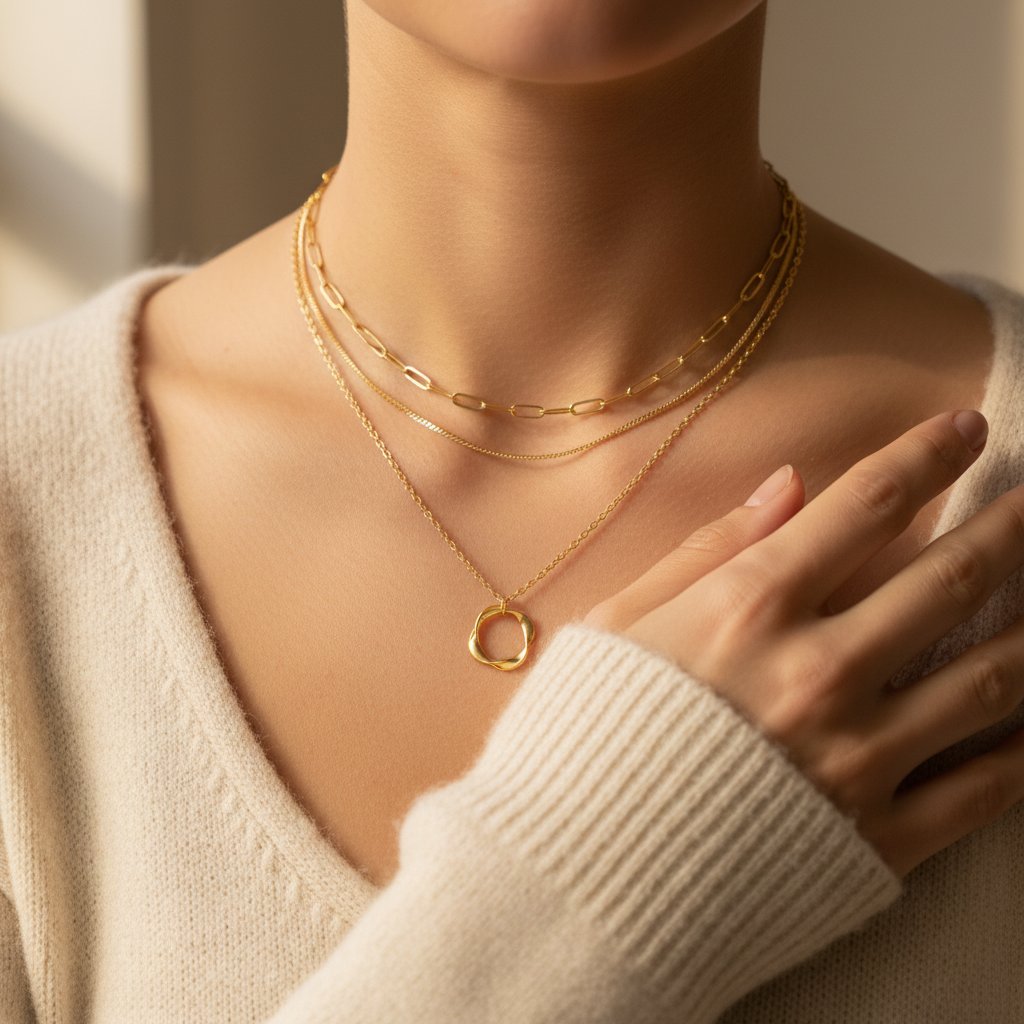 Zaria Gold Necklace