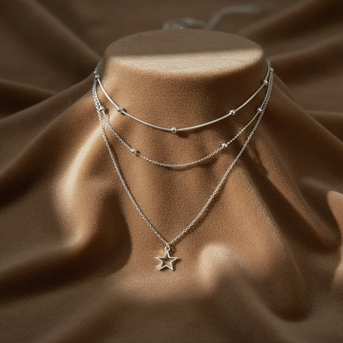 Amara Silver Necklace