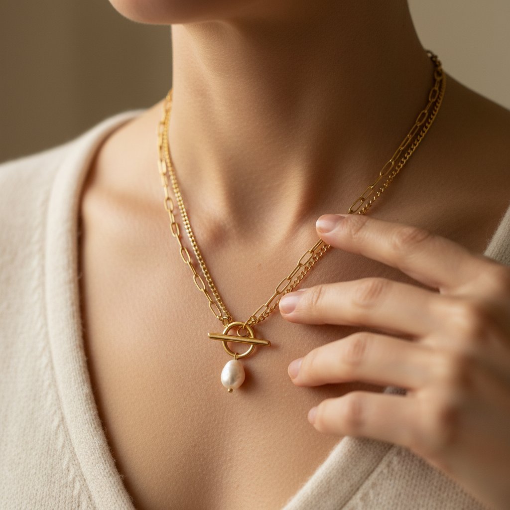 Leocadia Pearl Necklace