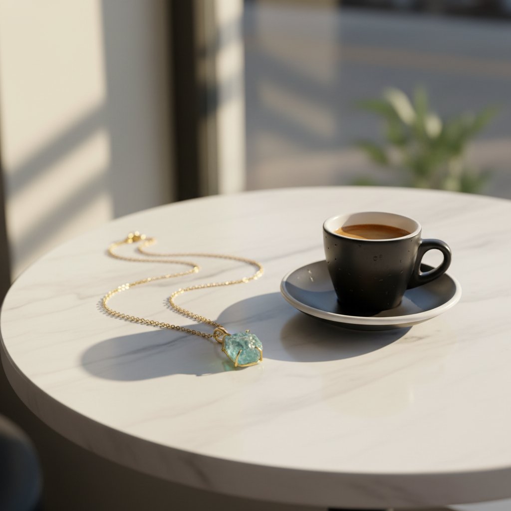 Marlow Aquamarine Necklace