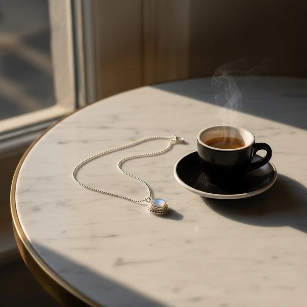 Lucine Moonstone Necklace