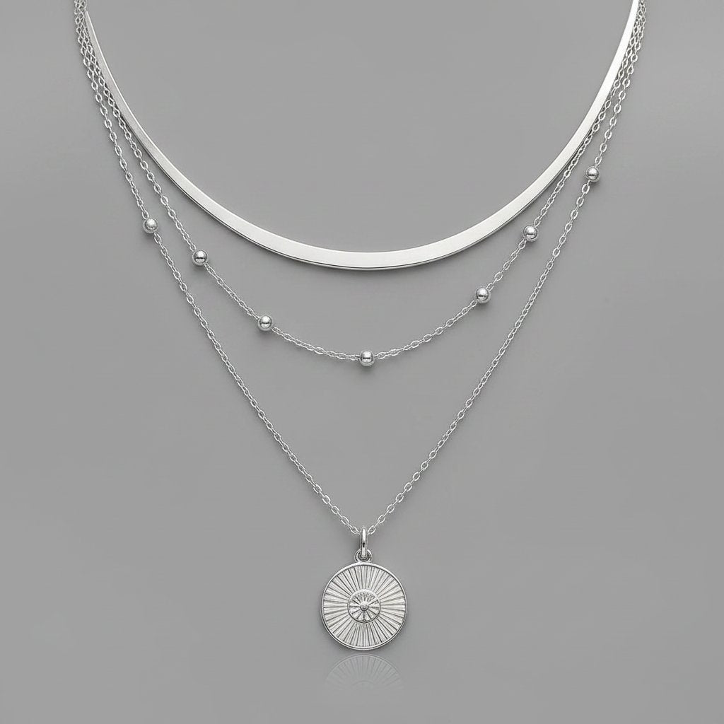Elodie Silver Necklace