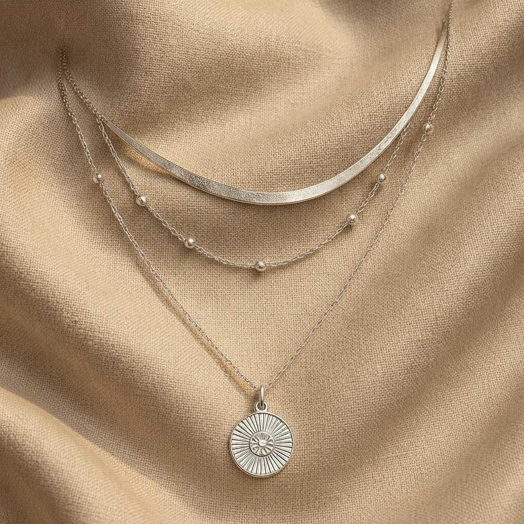 Elodie Silver Necklace