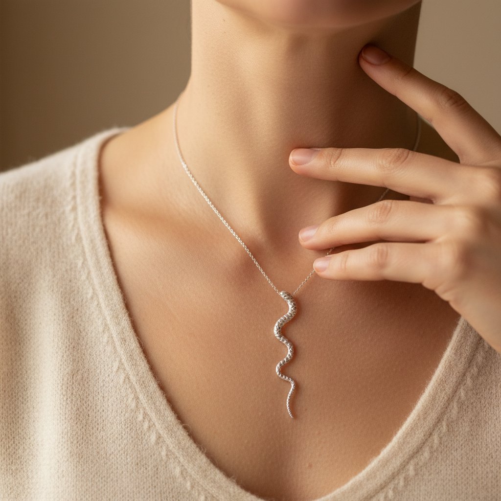 Sereia Silver Pendant Necklace