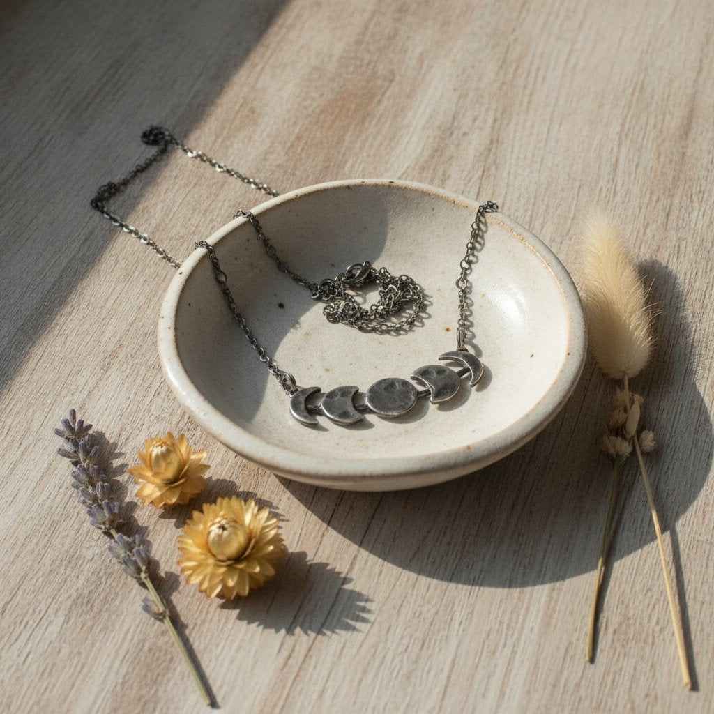 Iliana Silver Necklace