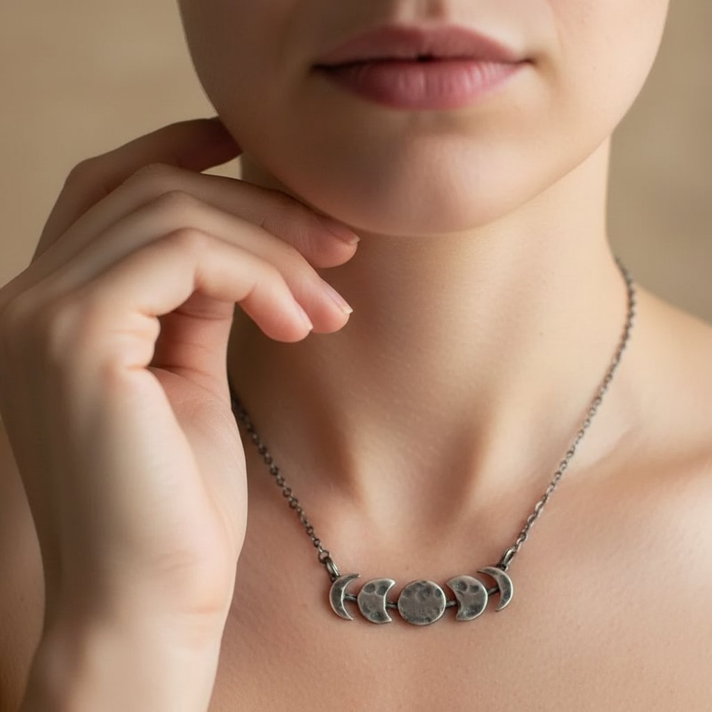 Iliana Silver Necklace