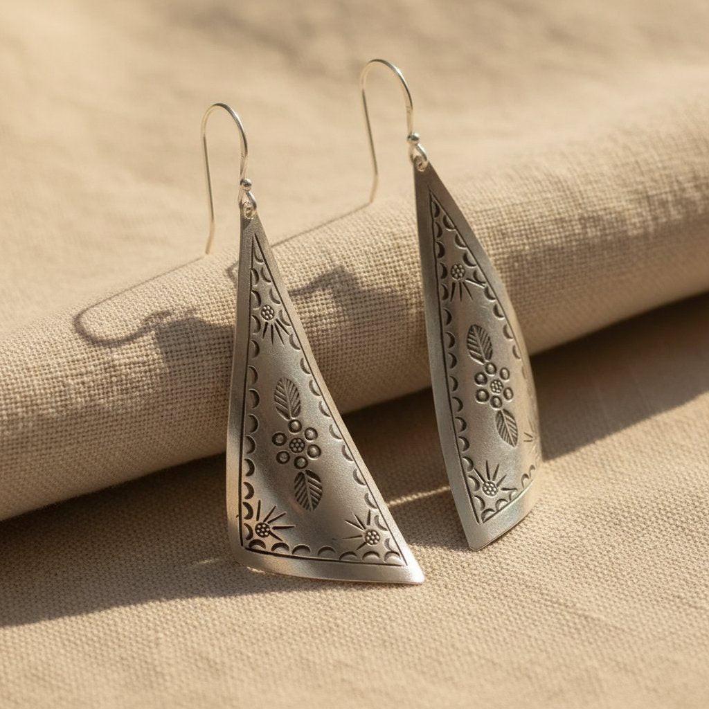 Valentine Silver Earrings
