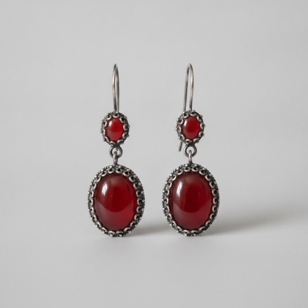 Cerise Vintage Earrings