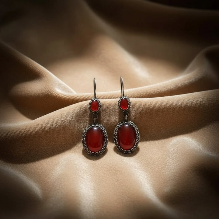 Cerise Vintage Earrings