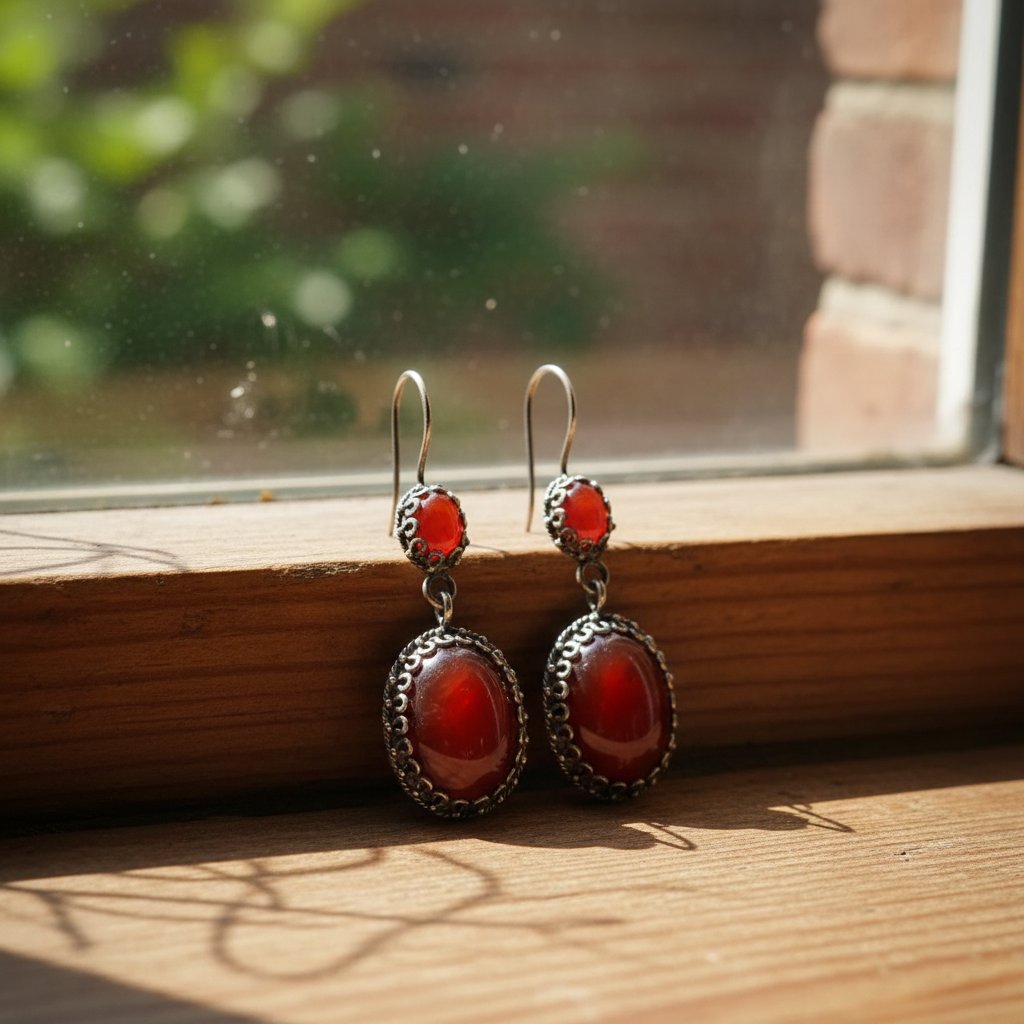 Cerise Vintage Earrings